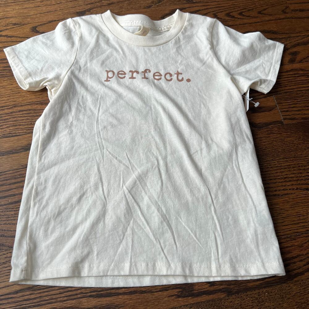 New Tenth & Pine Unisex 100% Cotton Perfect Graphic Tee  - 6T